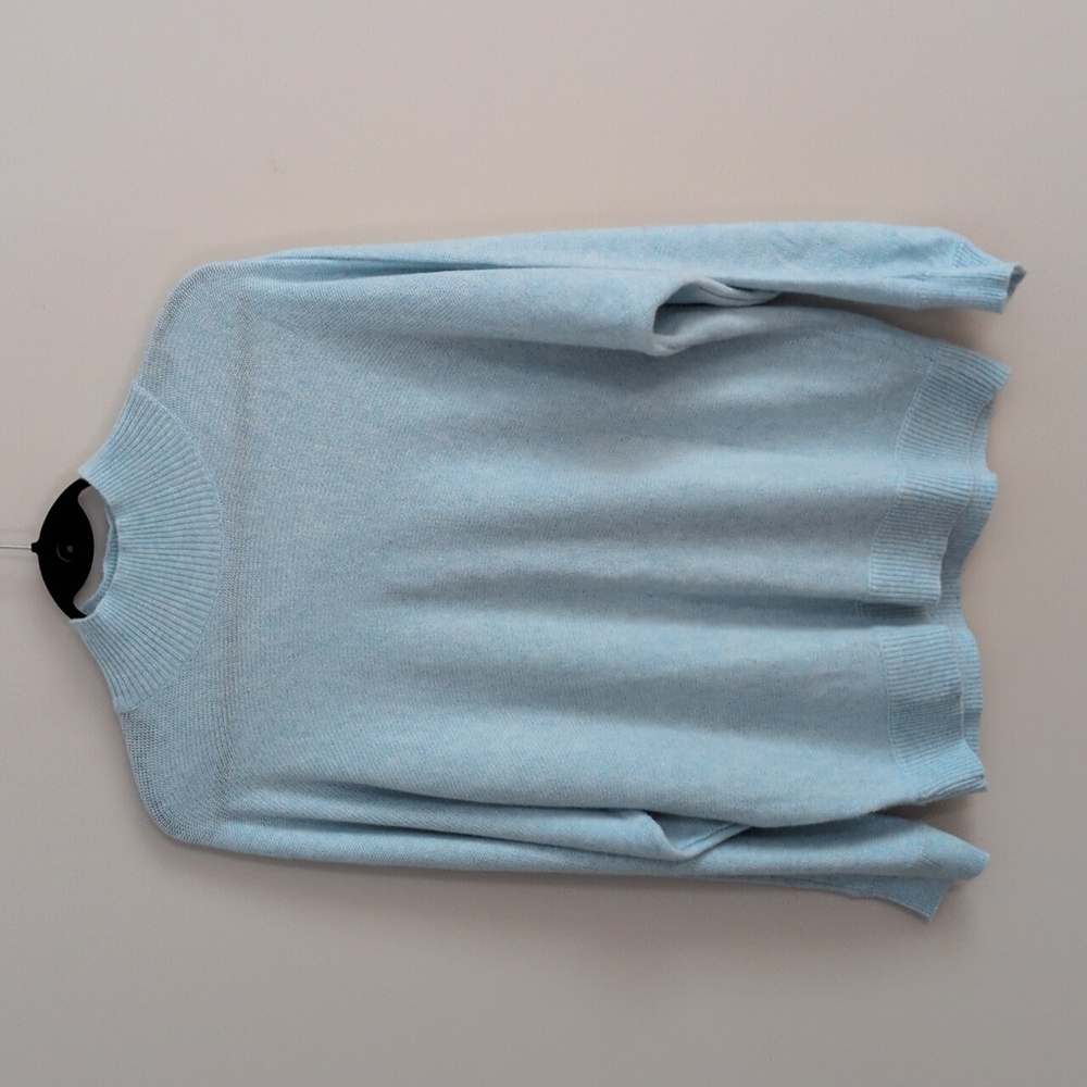 Reitmans Light Blue Cashmere Blend Knit Sweater Large